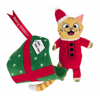 KONG Cat Holiday Pull-A-Partz Present Toy image