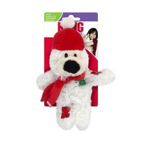 KONG Cat Holiday Softies Bear Toy Assorted image