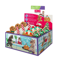 KONG Cat Holiday Scrattles Café Toy 12 Pieces image