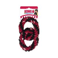 KONG Dog Signature Rope Double Ring Tug Toy image