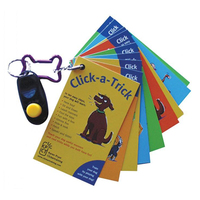 Karen Pryor Click-A-Trick Cards w/ Clicker Dog Training image