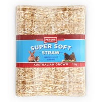 Peters Super Soft Straw Poultry & Pet Bedding for Rabbits & Guinea Pigs 1.5kg image