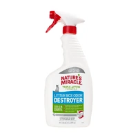 Natures Miracle Cat Litter Box Odor Destroyer Unscented 709ml image