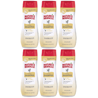 6 x Natures Miracle Oatmeal Dog Grooming Shampoo 473ml image