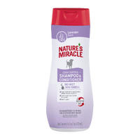 Natures Miracle Dog Odor Control Shampoo & Conditioner Lavender Scent 473ml image