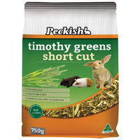 Peckish Timothy Greens Short Cut Small Animal Feed 750g image