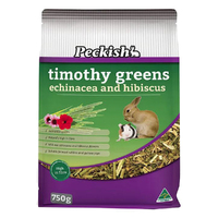 Peckish Timothy Greens Echinacea & Hibiscus for Rabbits & Guinea Pigs 750g image