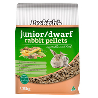 Peckish Junior/Dwarf Rabbit Pellets High Palatable Vegetable & Herb 1.25kg image