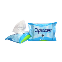 Optixcare Eye Cleaning Wipes Chamomile & Hyaluron for Cats Dogs & Horses 50 Pack image