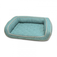 Petlife Odour Resist Orthopedic Sofa Teal Dog Bed - 2 Sizes image