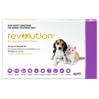 Revolution 0-2.5kg Puppy Kitten Parasite Worm Treatment Pink - 2 Sizes image