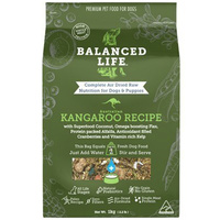 Balanced Life Premium Air Dried Raw Kangaroo Recipe for Dog Puppy - 2 Sizes image