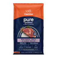 Canidae Pure Goodness Grain Free Dry Dog Food Real Bison, Lentil & Carrot - 2 Sizes image
