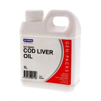 Gen Packs Cod Liver Oil Vitamin Supplementary for Animal Treatment - 3 Sizes image