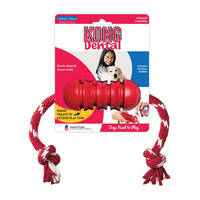 KONG Dog Dental with Rope Toy - 2 Sizes image