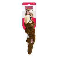 KONG Dog Scrunch Knots Squirrel Toy Brown - 2 Sizes image