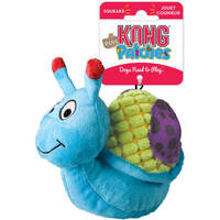 KONG Dog Patches Picnic Snail Toy Blue - 2 Sizes image