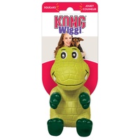 KONG Dog Wiggi™ Alligator Toy Green - 2 Sizes image