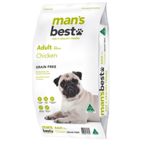 Mans Best Adult All Breeds Grain Free Dry Dog Food Chicken - 2 Sizes image