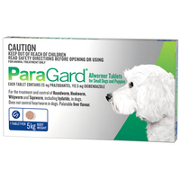 Paragard Small Dogs Allwormer Treatment & Control Tablets 5Kg - 2 Sizes image