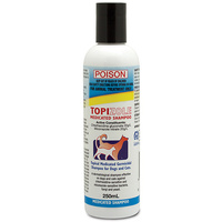 Fidos Topizole Medicated Antibacterial Shampoo For Dogs & Cats - 4 Sizes image