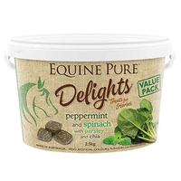 Equine Pure Delights Peppermint & Spinach Horse Treats - 2 Sizes image