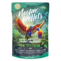 Vetafarm Nectar Pellets Complete Low-Sugar Diet for Loris & Lorikeets - 3 Sizes image