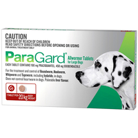 Paragard Large Dogs Allwormer Treatment & Control Tablets - 2 Sizes image