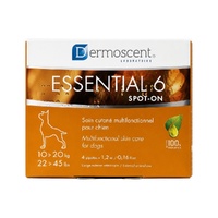 Dermoscent Essential 6 Spot-On Skin Care for Medium Dogs 10-20kg 4 Pack image