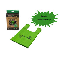 Poop Bags Biobased Handle Tie Dog Waste Bags 120 Pack image