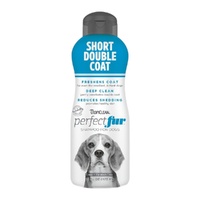 TropiClean Perfect Fur Short Double Coat Shampoo for Dogs 473ml image