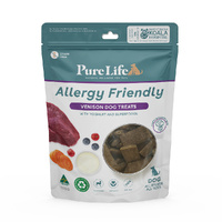 Pure Life Allergy Friendly Venison Dog Treats with Yoghurt & Superfoods 100g image