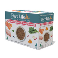 Pure Life All Life Stages Wet Cat Food Australian Chicken & Salmon Pate 12 x 80g image