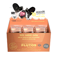 Plutos Senior Medium Breed Dog Chew Treats Cheese Apple & Krill 20 Pack image