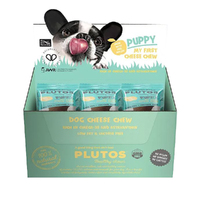 Plutos Puppy Medium Breed Dog Chew Treats Cheese Apple & Krill 20 Pack image