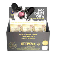 Plutos Healthy Dental Chew Treats Cheese & Chicken for XL Dogs 10 Pack image