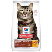 Hills Adult 7+ Hairball Control Dry Cat Food Chicken - 3 Sizes image