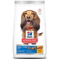 Hills Adult Oral Care Dry Dog Food Chicken Rice & Barley - 2 Sizes image