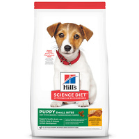 Hills Puppy Small Bites Dry Dog Food Chicken Meal & Barley - 2 Sizes image