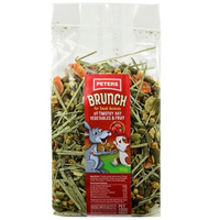 Peters Brunch Mix w/ Timothy Hay Vegetables & Fruit for Small Animals - 2 Sizes image