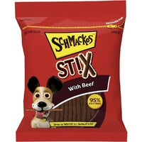 Schmackos Stix Dog Training Treats w/ Beef - 2 Sizes image