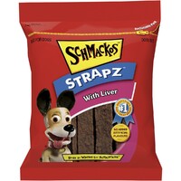 Schmackos Strapz Dog Training Treats w/ Liver - 2 Sizes image
