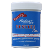 Sprinter Gold Results Plus Calcium & Vitamin Greyhound Supplement - 3 Sizes image