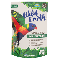 Vetafarm Wild Earth Wet & Dry Lorikeet Diet Bird Food - 3 Sizes image