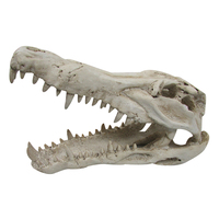 URS Ornament Crocodile Skull Reptile Enclosure Accessory - 2 Sizes image