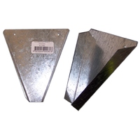 iPetz Galvanised Pair Drilled Perch Holders w/ Holes - 3 Sizes image