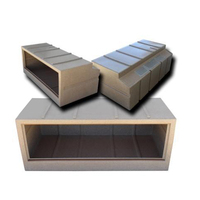 URS Deluxe Vivarium No Dome Reptile Enclosure Sandstone - 2 Sizes image