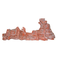 Urs Ornament Rocky Outcrop Jaggered Reptile Accessory Red - 2 Sizes image