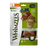 Whimzees Alligator Dental Care Dog Treat Value Bag - 3 Sizes image