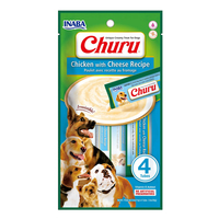 Inaba Churu Natural Dog Treat Chicken w/ Cheese - 2 Sizes image